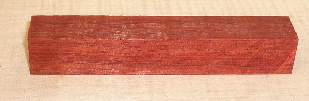 Bloodwood, Red Satinwood Pen Blank 120 x 20 x 20 mm