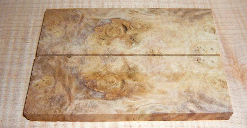 Laurel Maser Messergriffschalen 120 x 40 x 10 mm