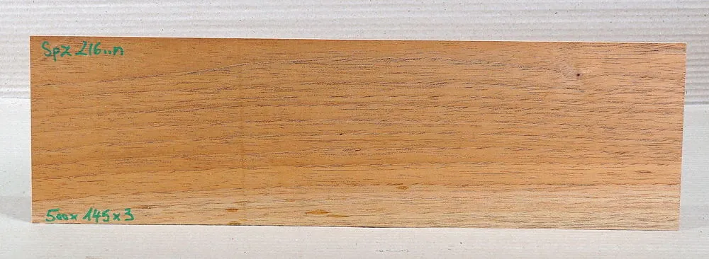 Spz216 Spanish Cedar, Cedro Saw Cut Veneer 500 x 145 x 3 mm