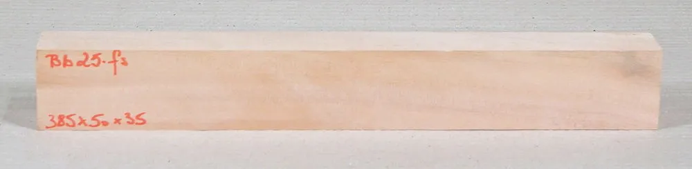 Bb025 Pear Wood Blank 385 x 50 x 35 mm