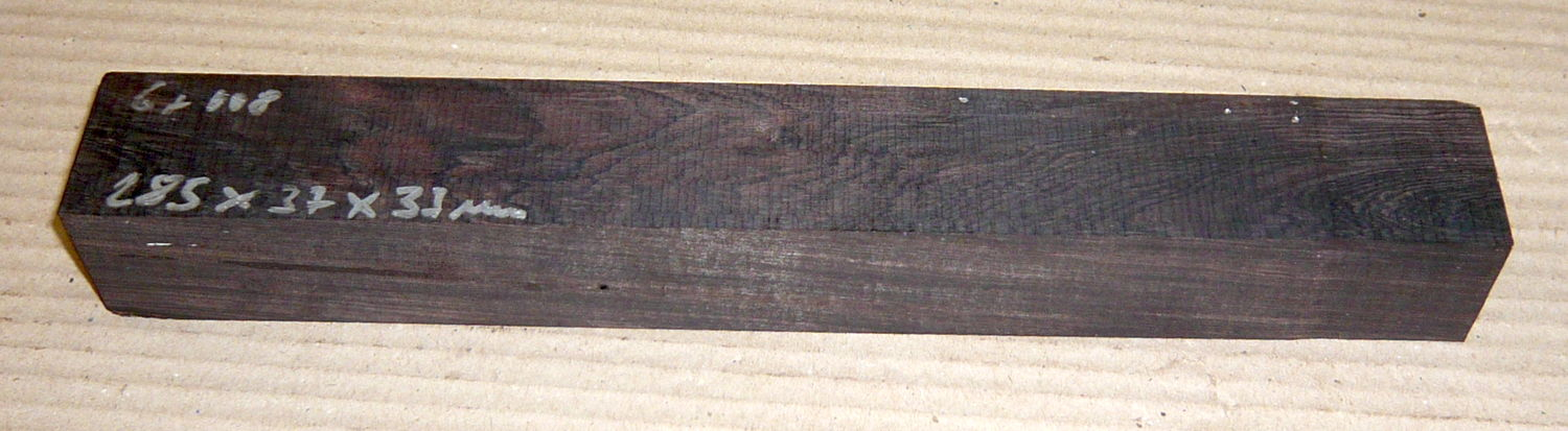 Gr008 African Blackwood AAA Tonewood Scantling old Stock 285 x 38 x 38 mm