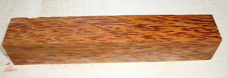 Palm Wood, Red Palm Pen Blank 120 x 20 x 20 mm