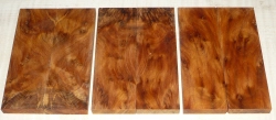 Thuja-Maser Griffschalen 120 x 40 x 10 mm