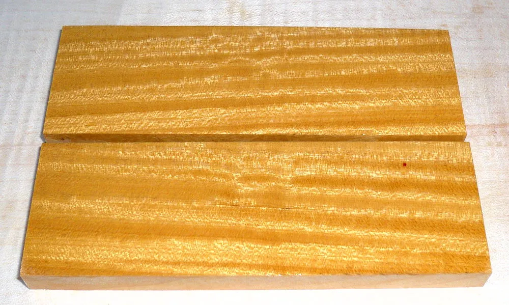 Satinwood, East Indian Knife Scales 120 x 40 x 10 mm