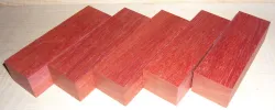 Blutholz, rotes Satinholz Griffblock 120 x 40 x 30 mm