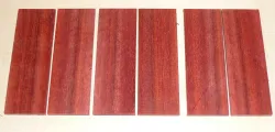 Bloodwood, Red Satinwood Folder Knife Scales 120 x 40 x 4 mm