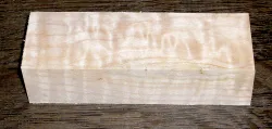 Quilted Maple Muschel-Ahorn Griffblock 120 x 40 x 30 mm