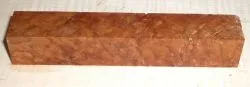 Pyinma Burl Pen Blank 120 x 20 x 20 mm