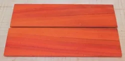 Peroba Rosa, Salmon Wood Folder Scales 120 x 40 x 4 mm