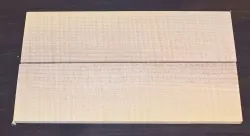 Hackberry Tree Wood Folder Scales 120 x 40 x 4 mm