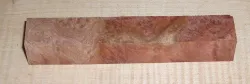 Red Mallee Burl Pen Blank 120 x 20 x 20 mm