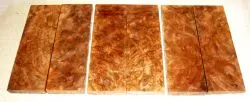 Pyinma Maser Folder-Griffschalen 120 x 40 x 4 mm