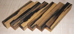 Ebenholz Schwarz-weiß Pen Blank hell sortiert 120 x 20 x 20 mm