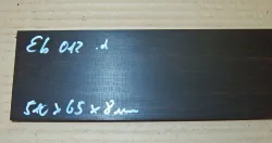 Eb012 Ebony Guitar Fretboard, Fingerboard 510 x 65 x 8 mm