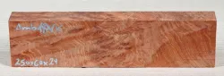 Amb017 Amboyna Burl Block 250 x 60 x 29 mm