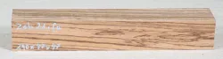 Zeb021 Zebrawood Blank 290 x 47 x 47 mm