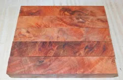 Tu015 Thuja-Maser 5 Penblanks B-Sortierung à 120 x 20 x 20 mm
