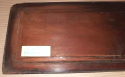 Nb801 Antique Walnut Door Panel 17th / 18th Century 750 x 220 x 20 mm