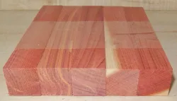 Ze015 Red Cedar Set of 5 pcs. Pen Blanks @ 120 x 20 x 20 mm