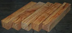 Olive Wood Set 5 Penblanks 120 x 19 x 19 mm