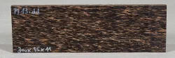 Pl013 Schwarzes Palmenholz Brettchen 300 x 95 x 11 mm