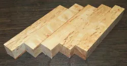 Birch Burl, Karelian B Graded Penblank 120 x 20 x 20 mm