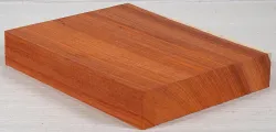 Pad031 Padauk, Coral Wood Block 300 x 230 x 50 mm