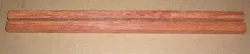 Bl018 Bloodwood Satiné Pair of Chop Stick Blanks 240 x 10 x 10 mm