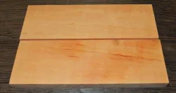Pear Wood unsteamed Knife Scales 120 x 40 x 10 mm