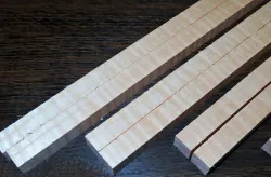 Ah018 Fiddleback, Curly Maple Chop Sticks 240 x 10 x 10 mm