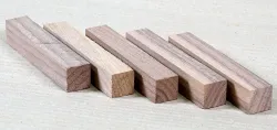 Nb015 Walnut, Black Walnut Set of 5 Penblanks a 120 x 20 x 20 mm