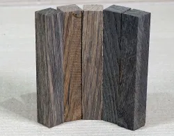 Mo015 Bog Oak Set of 5 Penblanks a 120 x 20 x 20 mm