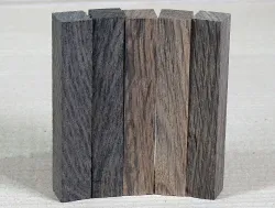 Mo015 Bog Oak Set of 5 Penblanks a 120 x 20 x 20 mm