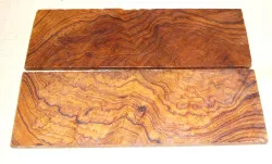 2385 Desert Ironwood Burl Folder Scales 120 x 40 x 4 mm