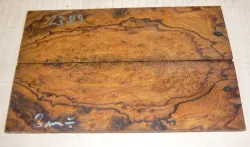 2389 Wüsteneisenholz Maser Folder-Griffschalen 120 x 40 x 3 mm