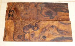 2390 Desert Ironwood Burl Folder Scales 120 x 40 x 4 mm