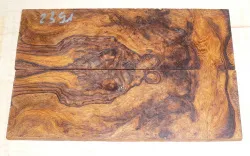 2391 Wüsteneisenholz Maser Folder-Griffschalen 120 x 40 x 4 mm