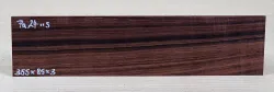 Pa024 Rosewood, East Indian Saw Cut Veneer Old Stock 355 x 85 x 3 mm