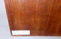 Ma505 Antique Mahogany veneered Board 19th Century 420 x 440 x 9 mm