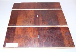 Ma512 Antique Mahogany veneered Board 19th Century 520 x 510 x 16 mm