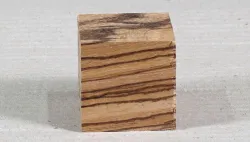 Zeb175 Zebrawood Cube 50 x 50 x 50 mm