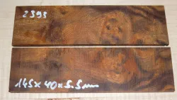 2393 Wüsteneisenholz Maser Folder-Griffschalen 145 x 40 x 5 mm