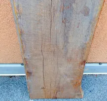 Ec134 Eiche Altholz stark bewittert, Patina 1490 x 330 x 40 mm