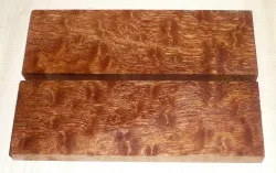Mahogany Pommelé Knife Scales 120 x 40 x 10 mm