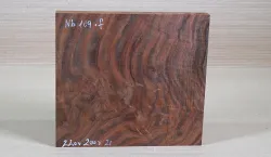 Nb109 Walnut, Black Walnut Small Bord 220 x 200 x 21 mm