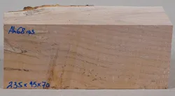 Ah068 Oregon Maple Burl Spalted Block 235 x 95 x 70 mm