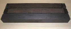 Gr014 African Blackwood Tonewood Scantling old Stock 500 x 50 x 50 mm