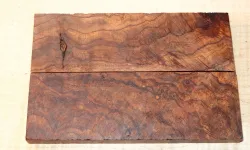 2435 Desert Ironwood Burl Knife Scales 120 x 40 x 9 mm