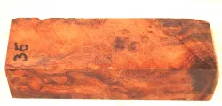 2450 Wüsteneisenholz Maser Griffblock 120 x 40 x 30 mm