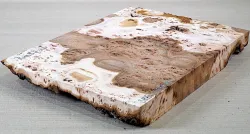 Rue057 Elm Burl Slab 385 x 265 x 40 mm